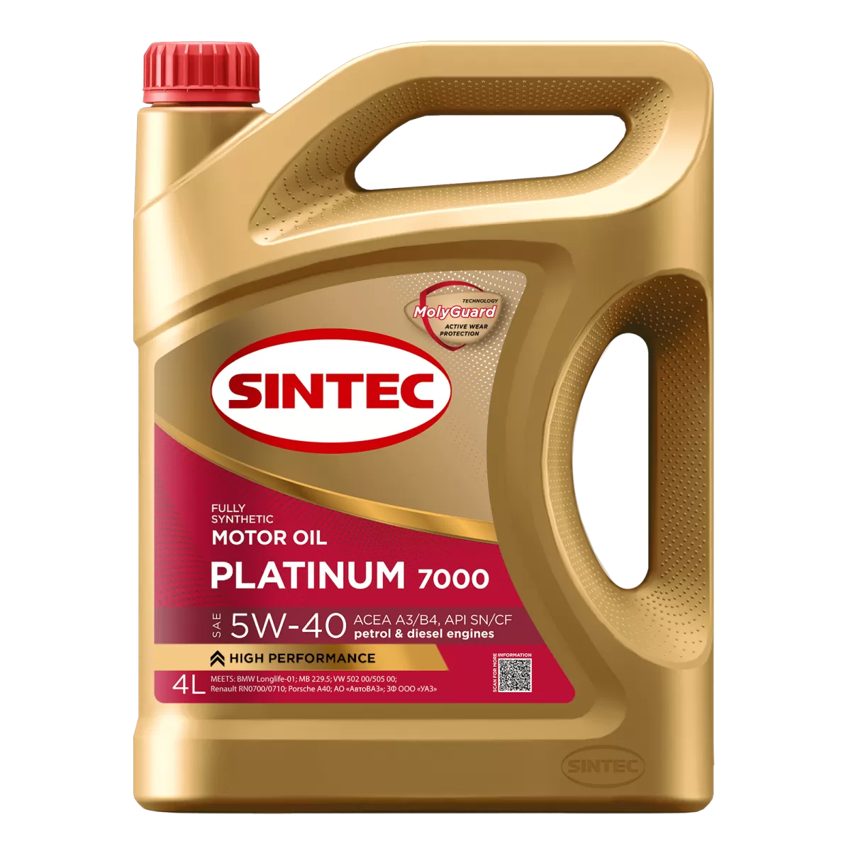 Sintec Platinum 7000 5W-40 A3-B4 4л